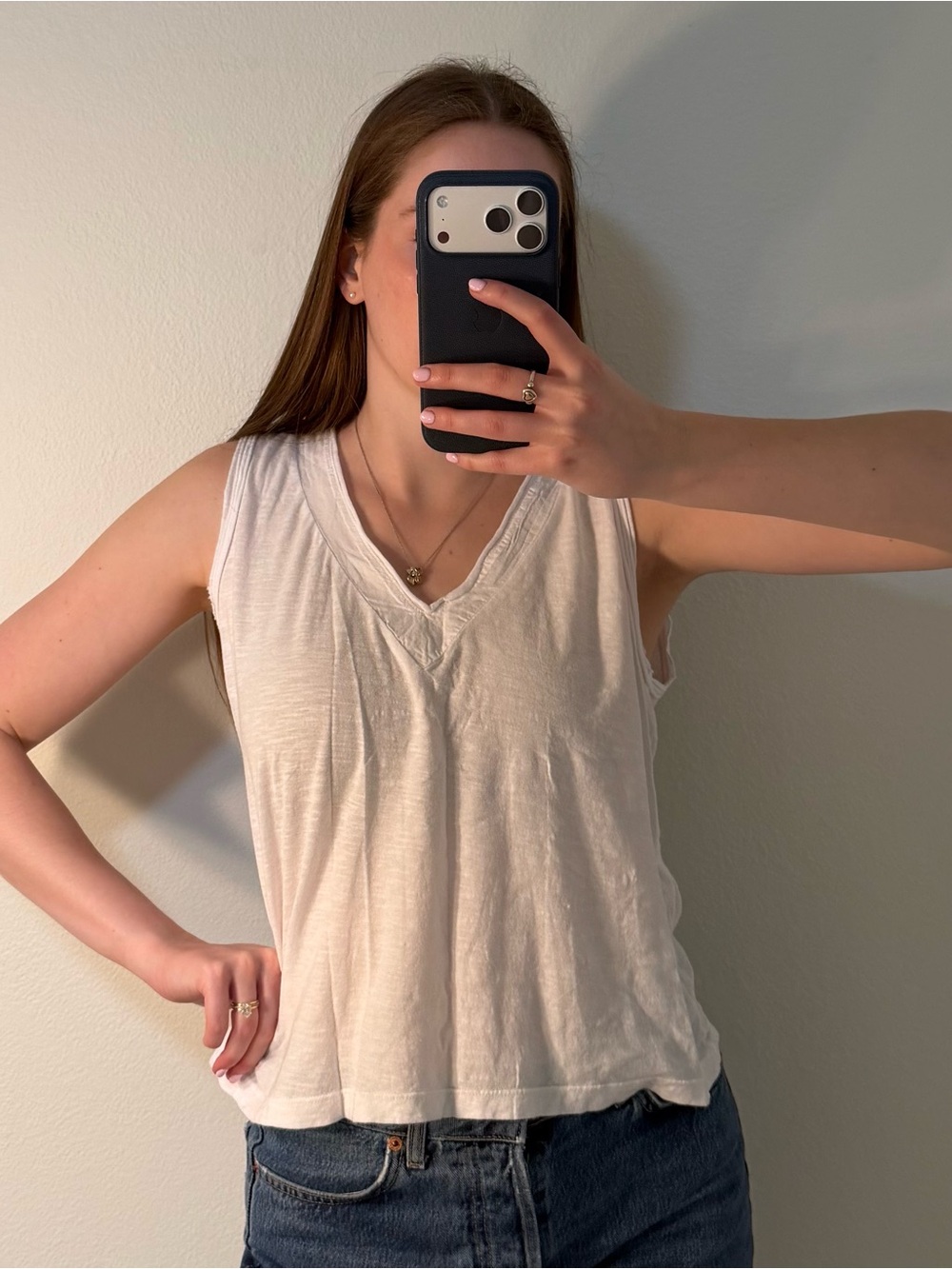 Basic White Tank - Picture 2 of 4